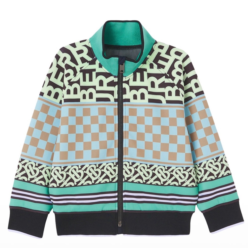 SOLD - Burberry Boy's Martie Track Jacket NWT
